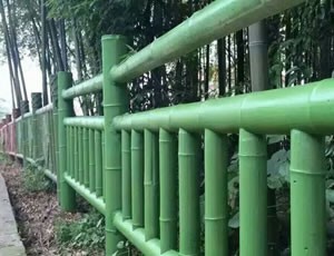 珠海绿化仿竹护栏
